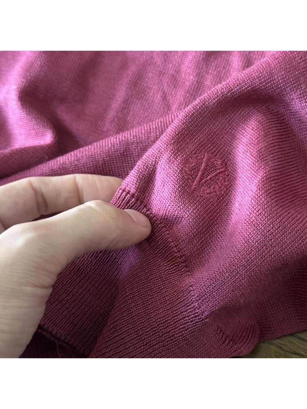 Versace Collection V-Neck Knit Sweater Size M View 5